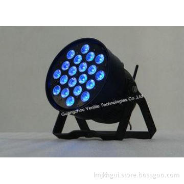 Portable Wireless LED Stage Light , DMX LED Par Can For Out
